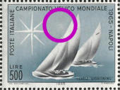“ grosso ritocco a sinistra della vela grande ”
