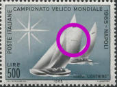 “ tratto di colore nella vela grande ”