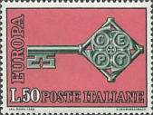 Europa, rosa rosso e argento.