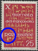 “ p di poste uguale ad R ”
