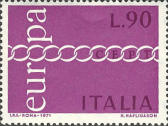 Catena stilizzata, lilla e lilla scuro