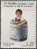 “ striscia di colore rossa “