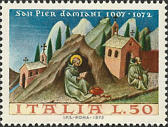 Miniatua di Giovanni di Paolo, policromo. 
