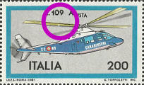 “ punto bianco sotto il 109 “