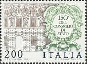 Sede del Consiglio, bruno, verde e nero. 