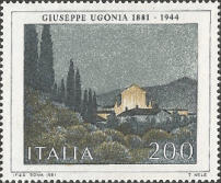 " Sera di Festa " di Giuseppe Ugonia, policromo.