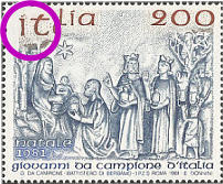 “ punto della i evanescente “