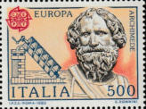 Coclea e Archimede, policromo.