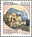 Rocca Sinibalda, policromo.