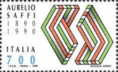 Composizione simbolica verde, rosso, nero e celeste.