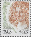 " La primavera " del Botticelli, policromo.