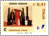 " Natura morta " di G. Morandi, policromo.