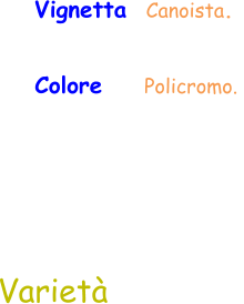 Colore     Policromo.  Vignetta  Canoista.  Varietà