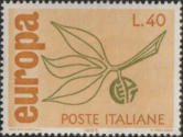 Frutto simbolico, ocra e verde. 
