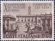 Campidoglio e palazzo Senatoriale, bruno e nero.