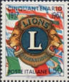 Stemma dei Lions, policromo. 