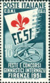 Verde azzurro e rosso.