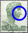 “ punto bianco nella narice ”