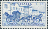 Diligenza postale 1903, oltremare. 