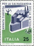 Allegoria, verde chiaro e ardesia.