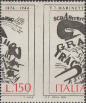  “ colore rosso spostato e dentellatura spostato“