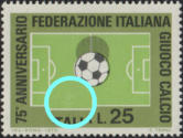 “ ritocco sul campo di gioco sopra AL ”