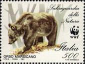 Orso marsicano (WWF), policromo.