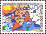 Composizione simbolica, policromo.