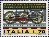 Gruppo motore di una locomotiva, policromo. 