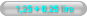 1,25 + 0,25 lire