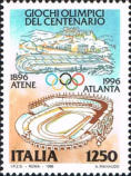 Stadio di Atene e di Atlanta, policromo.