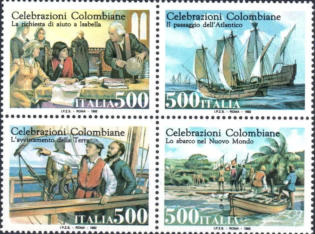 Caravelle e Colombo, policromo.