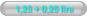 1,25 + 0,25 lire