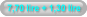 7,70 lire + 1,30 lire