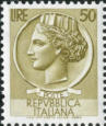 Italia turrita, oliva.