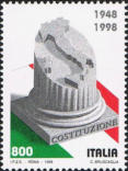 Composizione simbolica, policromo. 