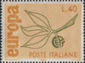 “ colore arancio sbavato e linea ”