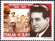 Ritratto e contadini durante la mietiture, policromo.