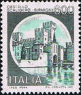 Castello scaligero, a Sirmione, policromo.
