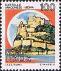 Castello Aragonese, Ischia, policromo.