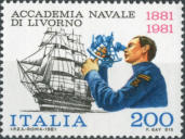 Nave scuola «Vespucci»., policromo.